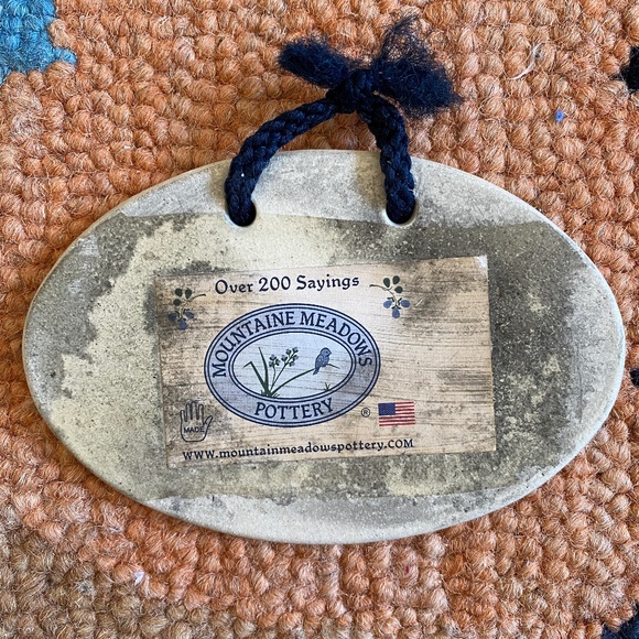 Mountaine Meadows Pottery I Workaholic I Ceramic Wall Plaque - Picture 3 of 5